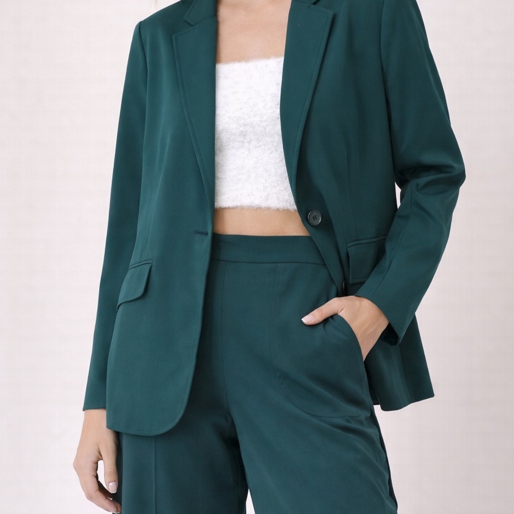 Tailored Teal Women's Suit Pants